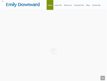 Tablet Screenshot of emilydownward.com